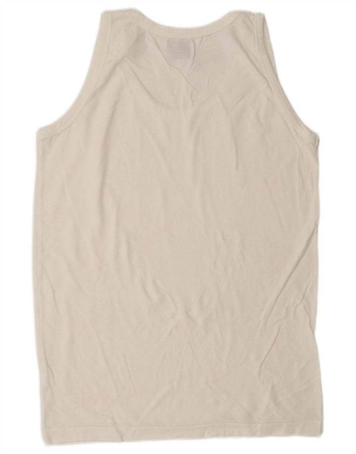 Vestă cu grafică Jack & Jones pentru bărbați, mic, alb