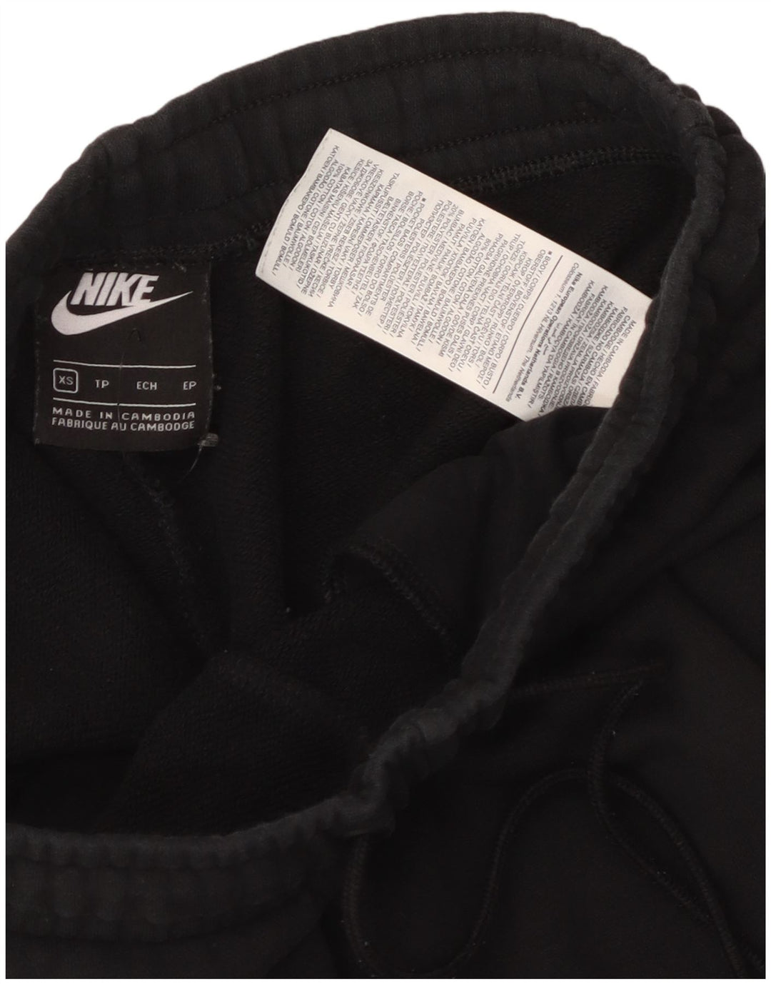 Pantaloni de trening pentru femei NIKE Pantaloni de jogging UK 6 XS Bumbac negru