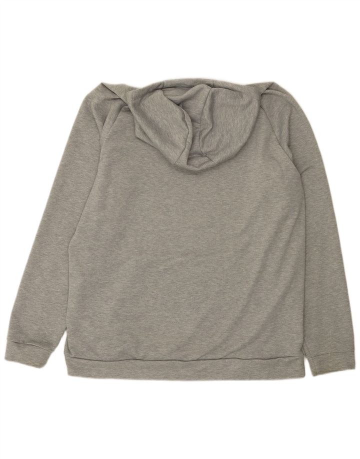 Pulover cu glugă grafic Nike pentru bărbați, XL, poliester cu pături gri
