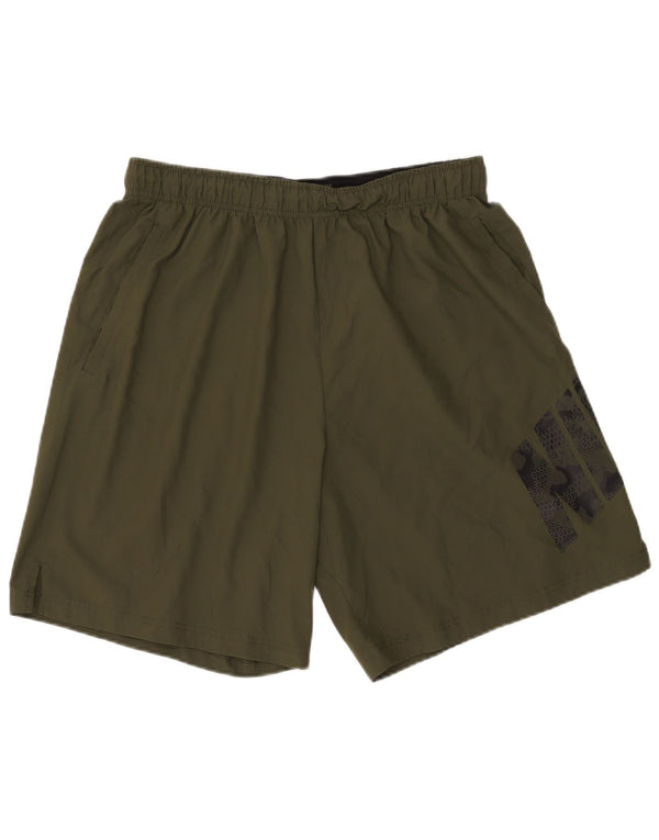 Pantaloni scurți sport Nike Dri Fit Graphic pentru bărbați XL Kaki Poliester
