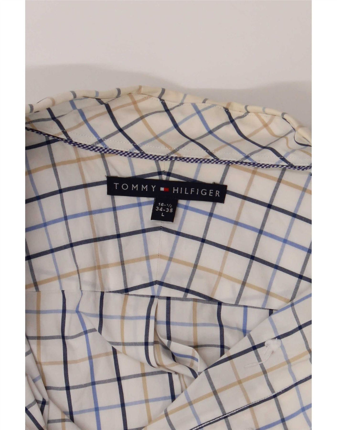 Cămașă pentru bărbați Tommy Hilfiger Mărimea 16 1/2 mare, multicoloră
