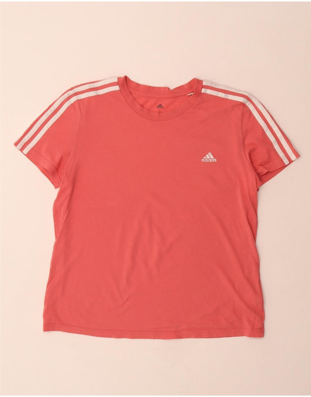 Tricou ADIDAS pentru femei, UK 16/18, mare bumbac roz