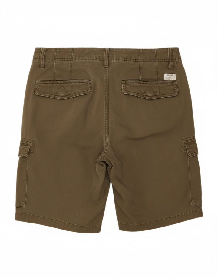 TIMBERLAND Mens Cargo Shorts W31 Medium  Khaki Cotton