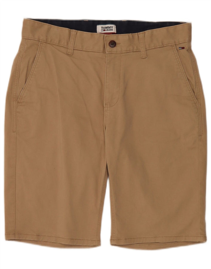 Pantaloni scurți chino pentru bărbați Tommy Hilfiger W32 bumbac mediu bej