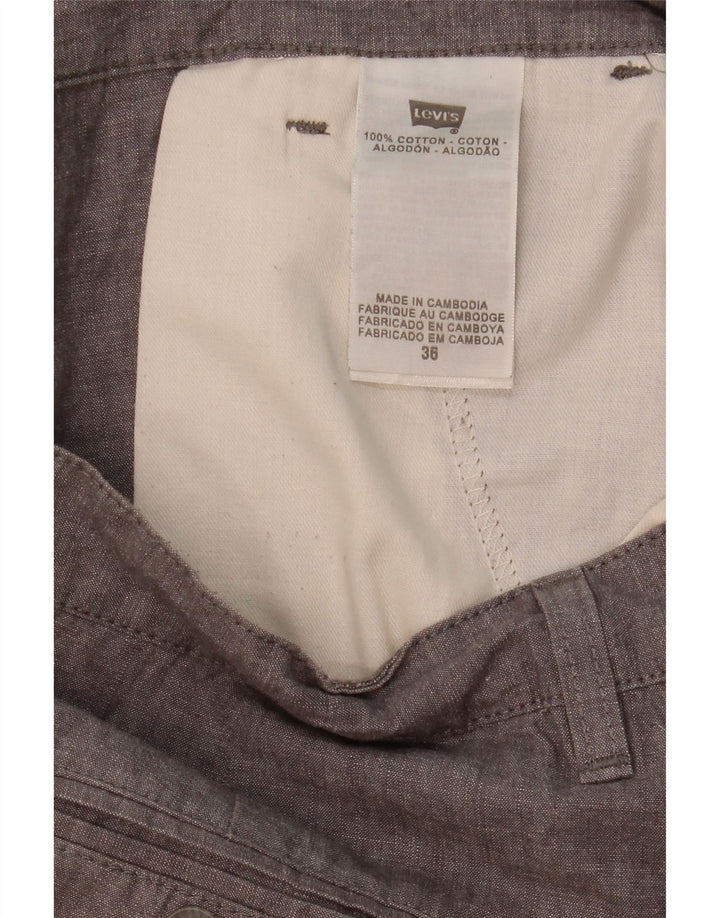 Pantaloni scurți chino pentru bărbați Levi's W36, bumbac gri mare