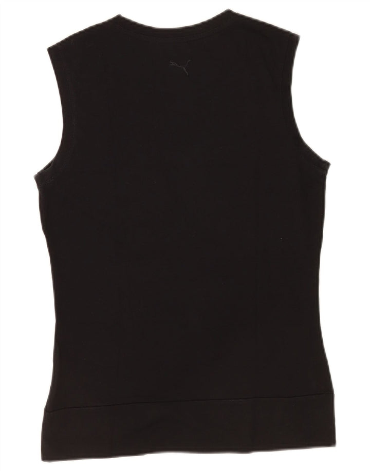 Vesta grafică pentru femei Puma UK 12, bumbac mediu negru