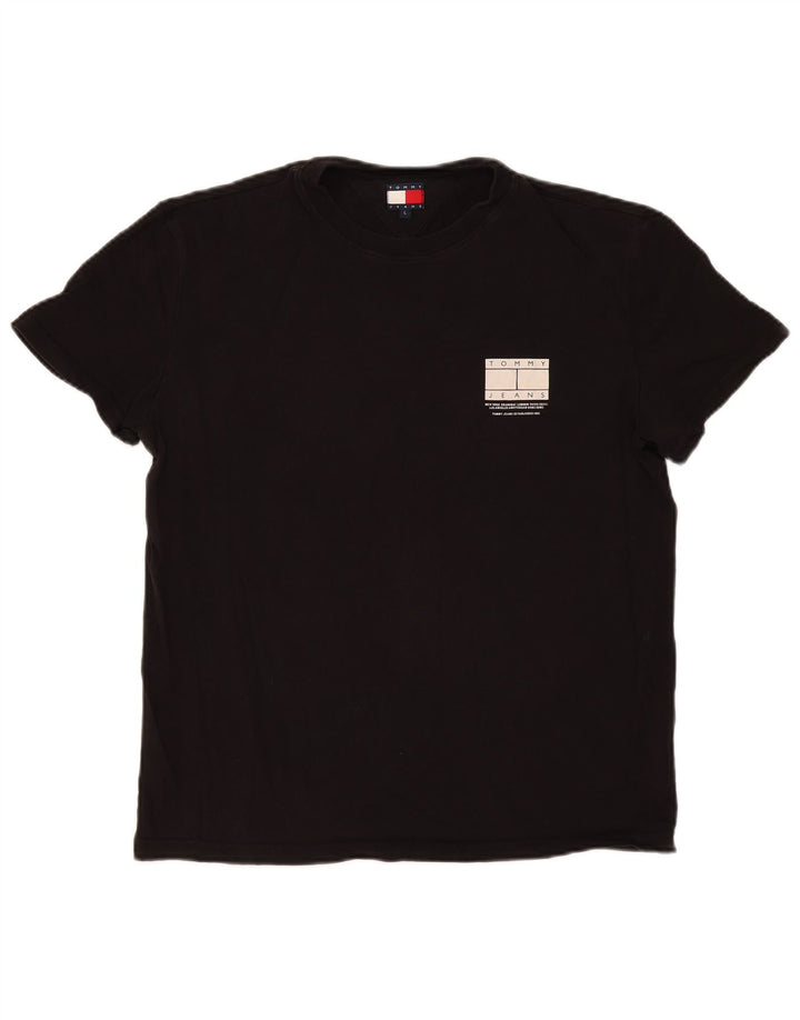Tricou Tommy Hilfiger pentru bărbați Top mare negru