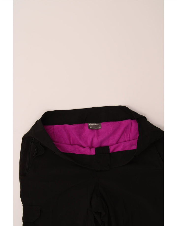 EDDIE BAUER Womens Straight Cargo Trousers US 2 XS W30 L33 Black Polyester Vintage Eddie Bauer and Second-Hand Eddie Bauer from Messina Hembry 