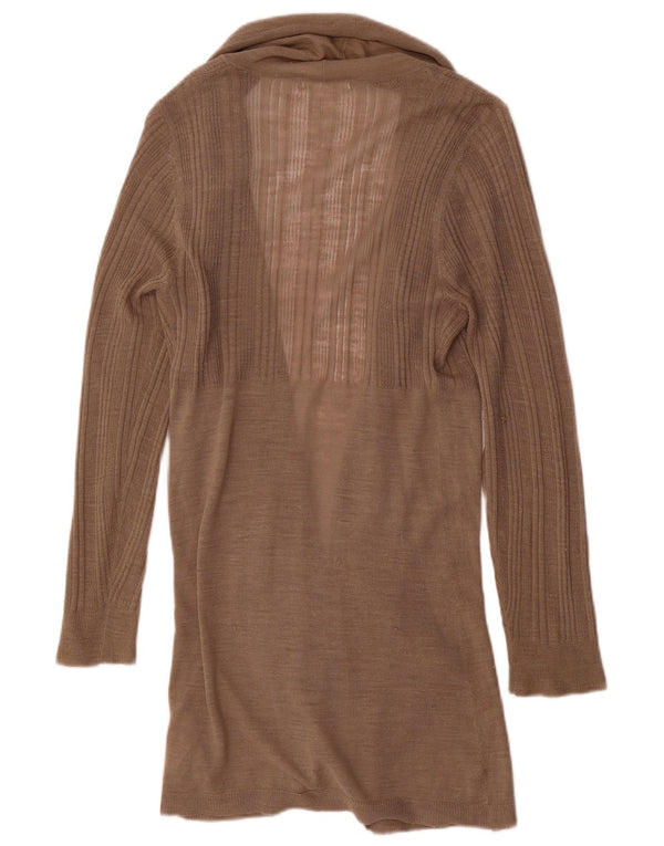 Pulover cardigan deschis pentru femei Marks & Spencer UK 14 maro mediu