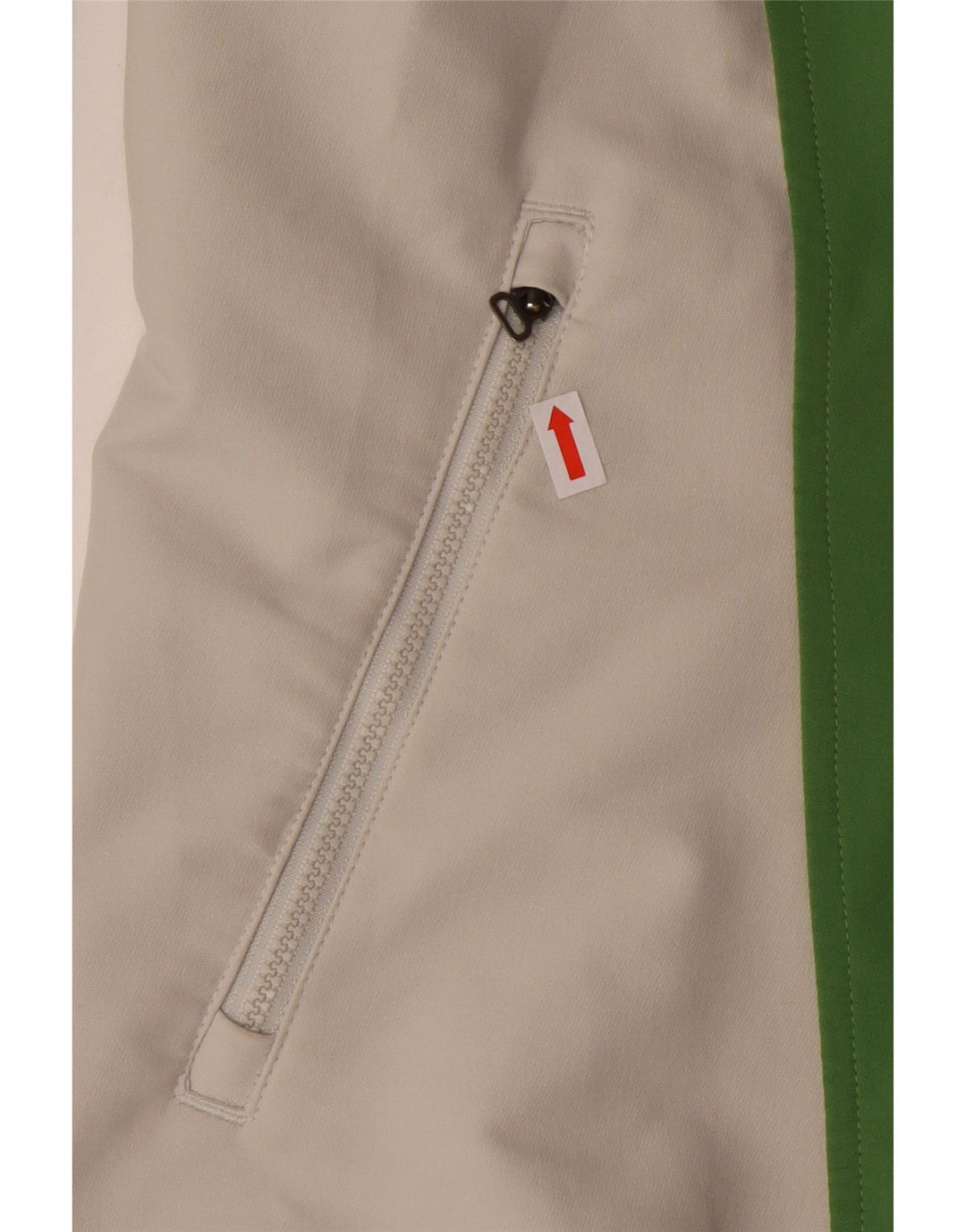 Jachetă de top pentru trening Climalite pentru femei Adidas UK 14 Poliester verde mediu