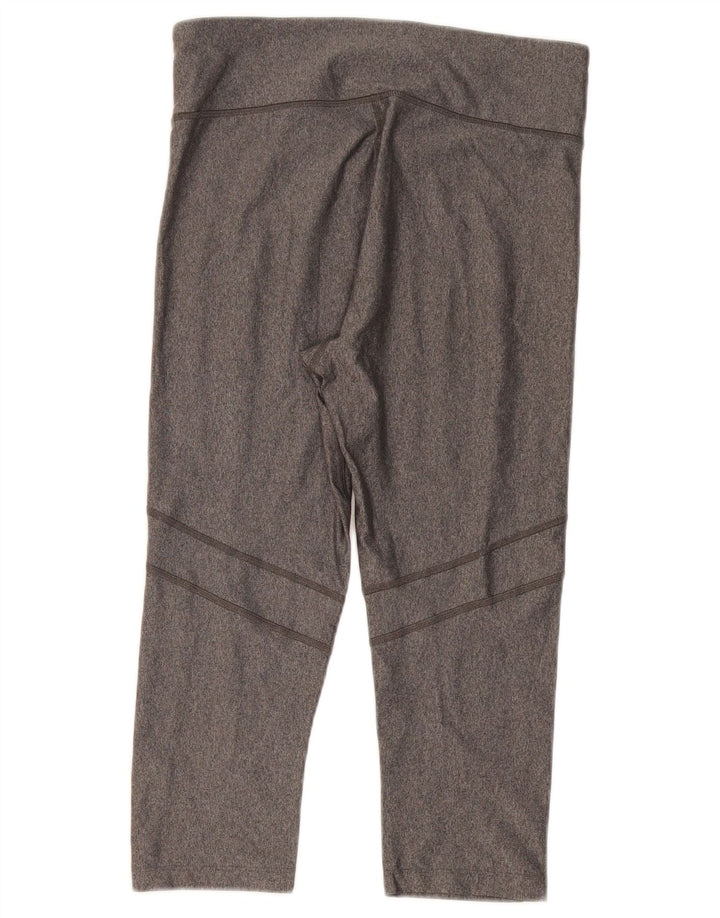 Leggings Capri Under Armour pentru femei Heat Gear UK 12 Medium Gri