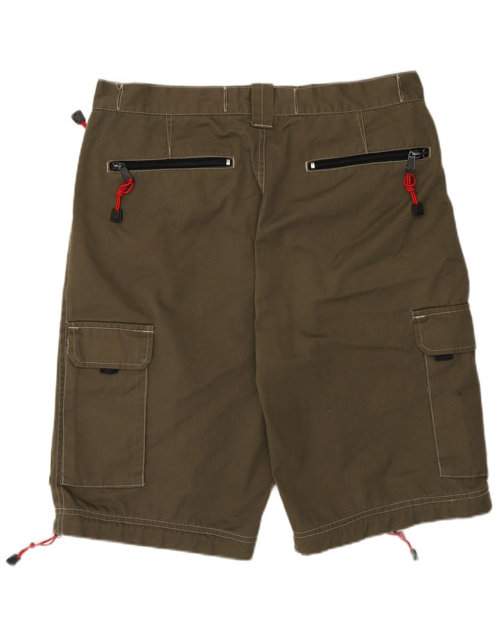 Pantaloni scurți cargo pentru bărbați Basics XL W38 Kaki Poliester