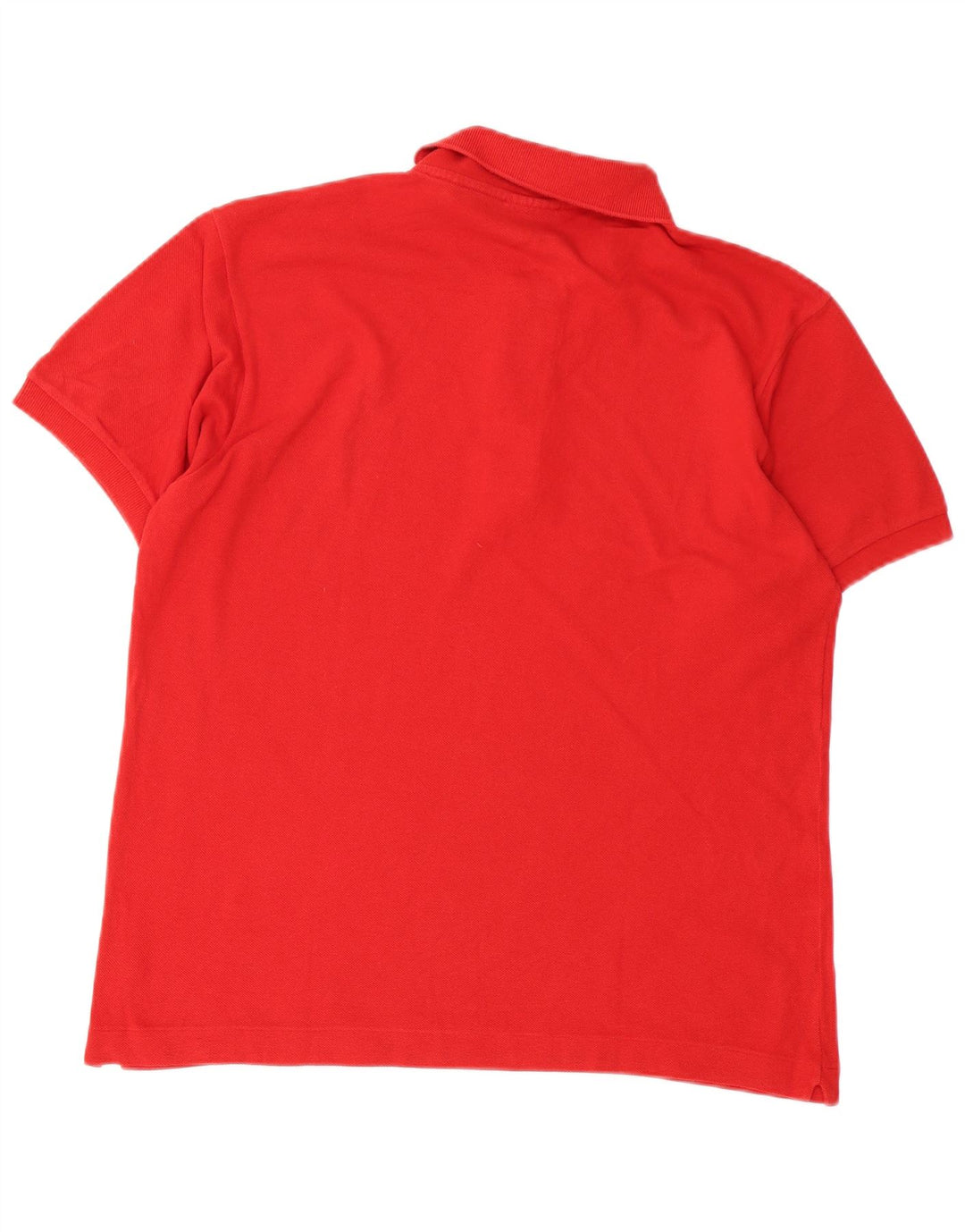 Tricou polo Lacoste pentru bărbați, mărimea 4, bumbac roșu mediu