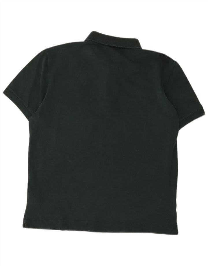 Tricou polo Lacoste pentru bărbați, cu formă regulată, mărimea 4, bumbac verde mediu