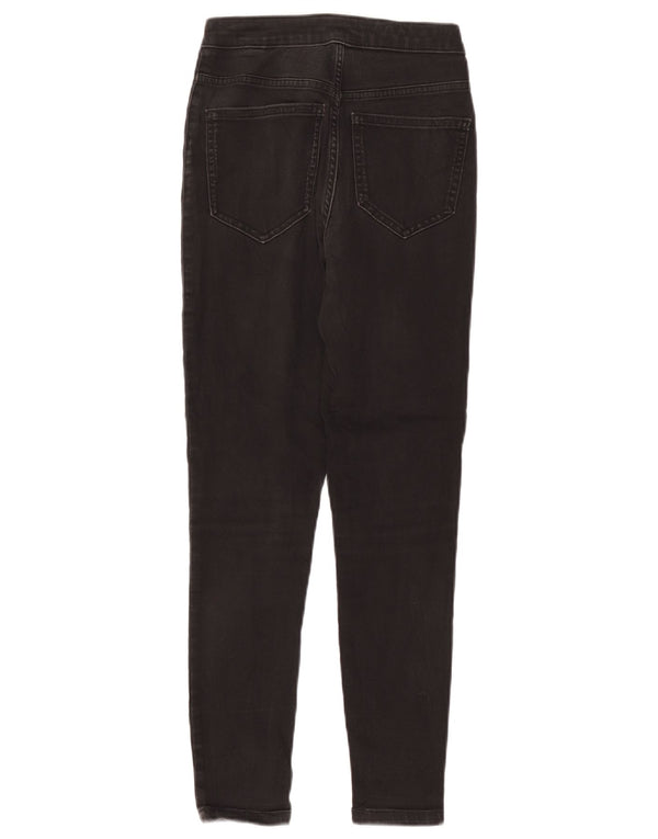 Marks & Spencer blugi super skinny pentru femei UK 8 Small W26 L26 bumbac negru