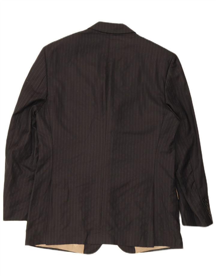 Jachetă pentru bărbați Marks & Spencer, cu 3 nasturi, UK 38 Medium Black Pinstripe