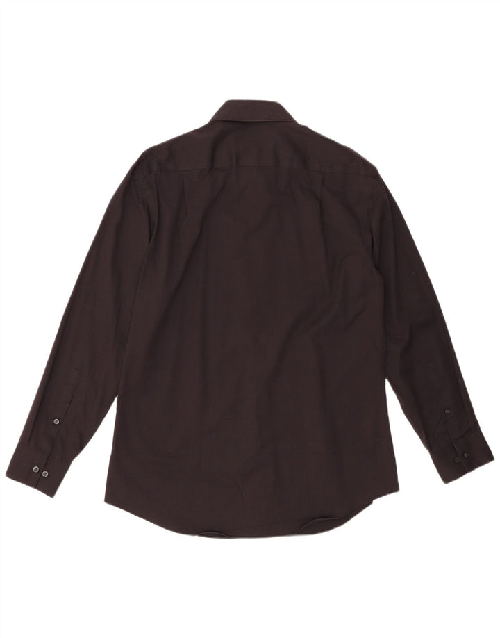 Cămașă pentru bărbați CALVIN KLEIN Extra Slim Fit Mărimea 16 Mare Neagră