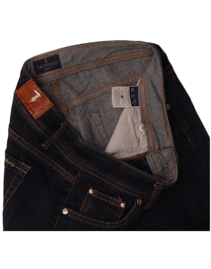 Blugi Capri TRUSSARDI pentru femei W29 L22 Bumbac bleumarin