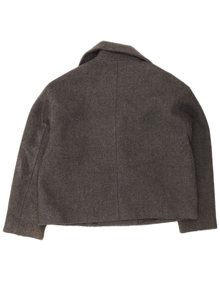 Jachetă blazer supradimensionată pentru femei Zara UK 10, gri mic
