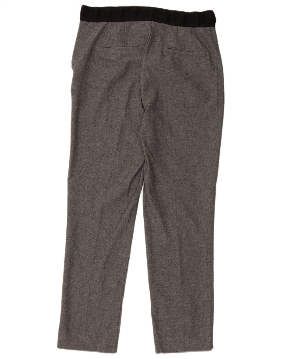 Pantaloni Chino Drepți Zara Femei Mici L26 L27 Gri Poliester