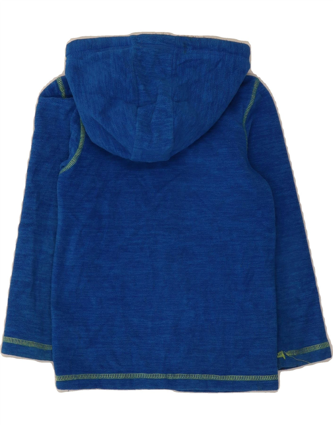 MOUNTAIN WAREHOUSE Boys Hooded Fleece Jacket 5-6 Years Blue Polyester Vintage Mountain Warehouse and Second-Hand Mountain Warehouse from Messina Hembry 