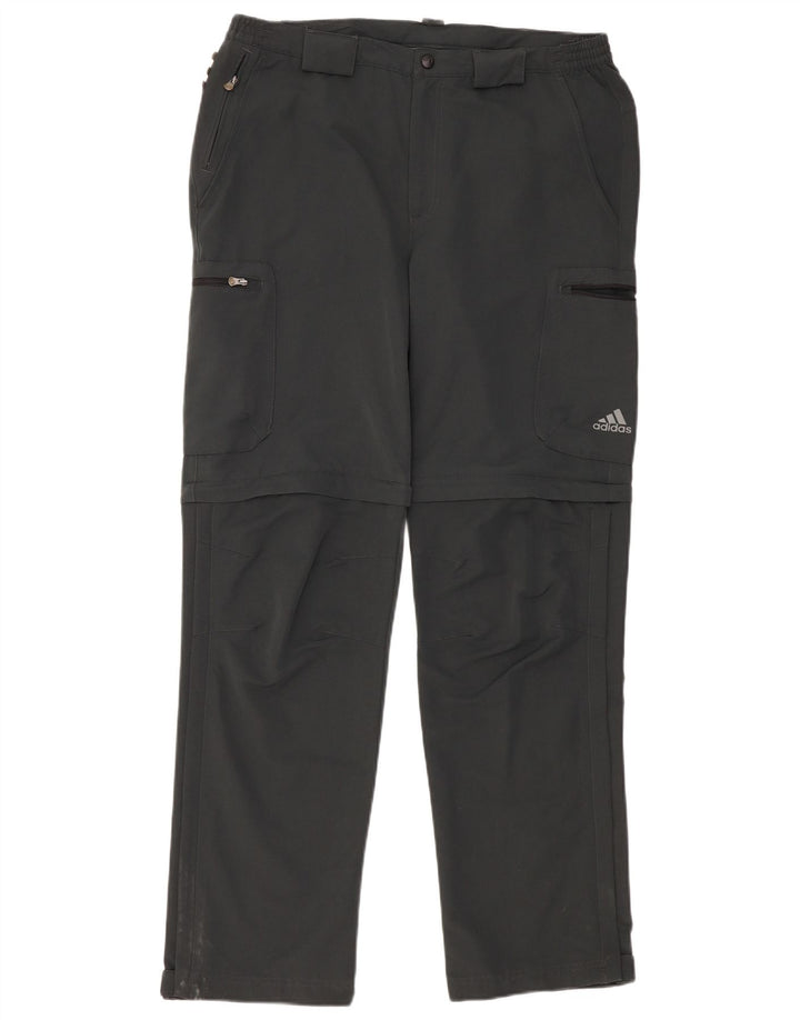 Pantaloni de vânt pentru bărbați Clima 365 drepte ADIDAS W36 L34 gri