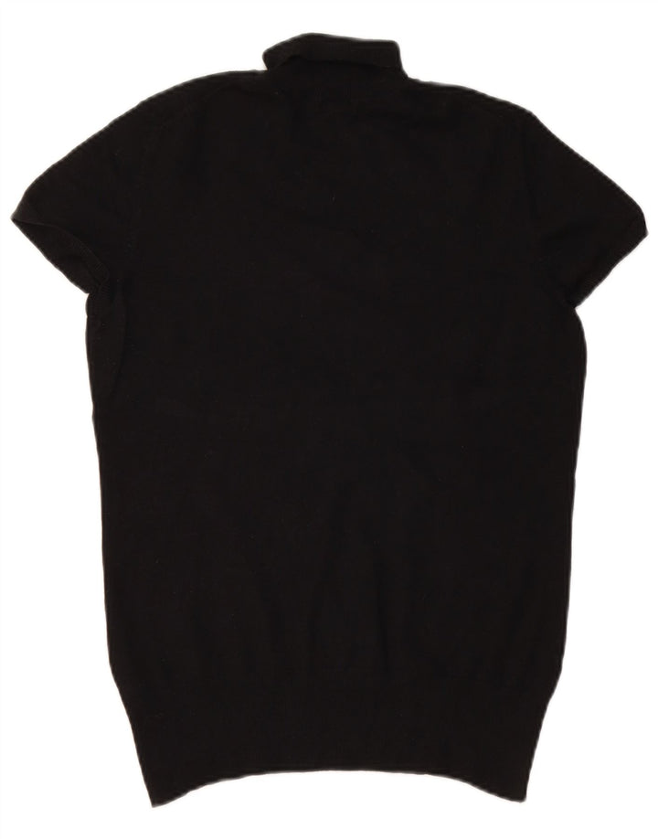 Pulover pentru femei Massimo Dutti cu gât rulat, negru mediu, UK 12