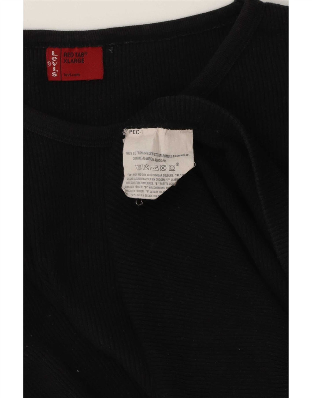 Tricou pentru bărbați Levi's Top XL Bumbac negru