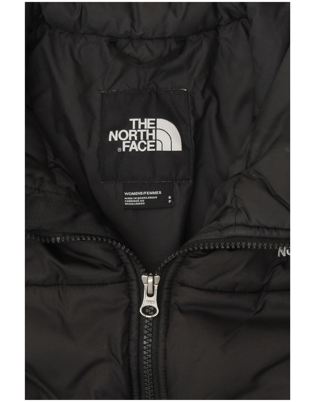 Jachetă căptușită crop pentru femei THE NORTH FACE UK 10 Poliester negru mic