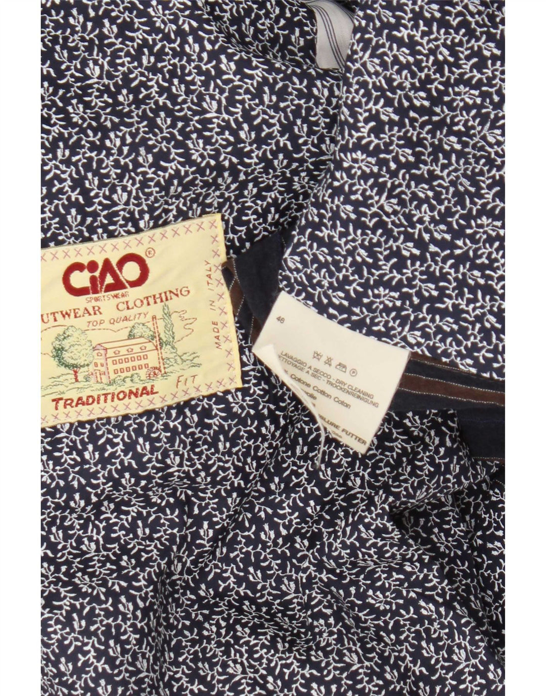 Jachetă pentru bărbați Ciao Traditional Fit Blazer IT 46 Mic Bleumarin cu dungi