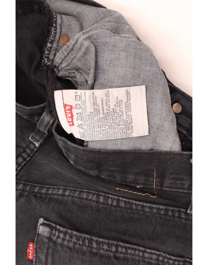 Blugi Levi's 501 drepte pentru bărbați W34 L34 bumbac negru
