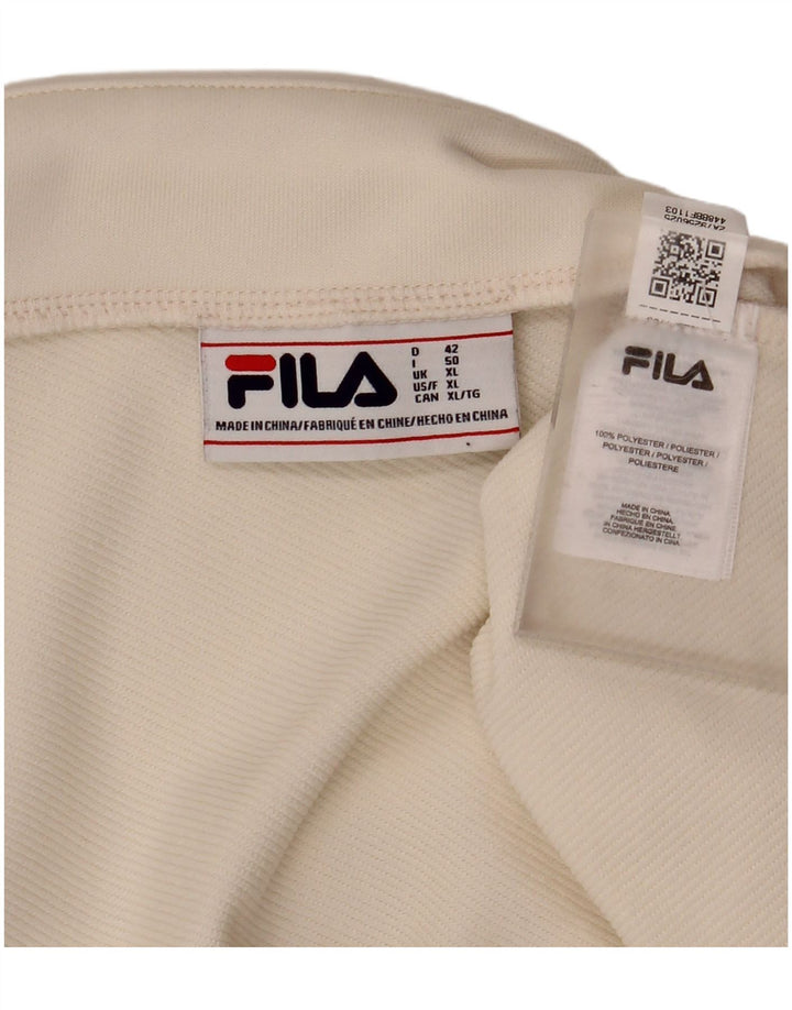 Fusta mini Fila pentru femei XL W36 Poliester alb