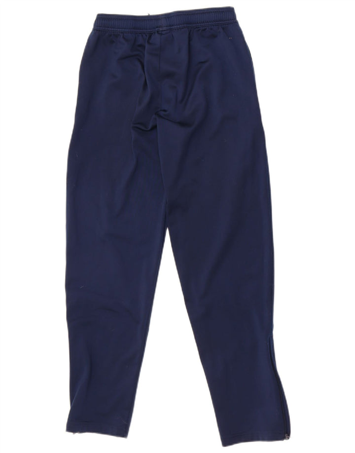 Pantaloni de trening Adidas băieți 11-12 ani poliester bleumarin