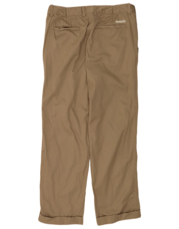 Sergio Tacchini Pantaloni chino drepți pentru bărbați IT 50 Large W34 L30 Khaki