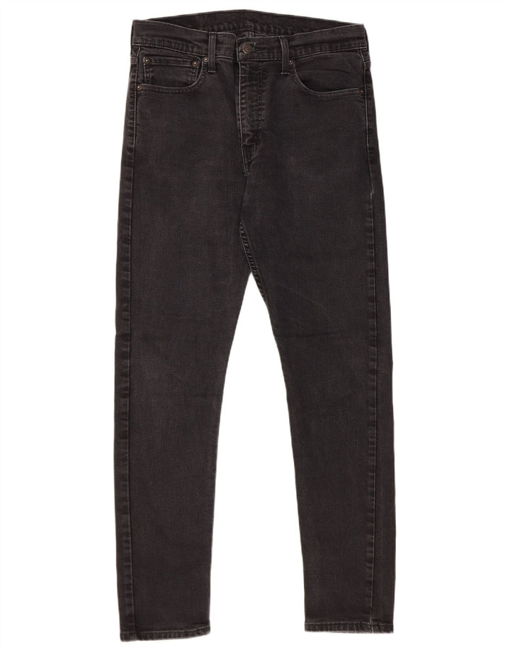 Blugi slim pentru bărbați Levi's W33 L32 bumbac negru