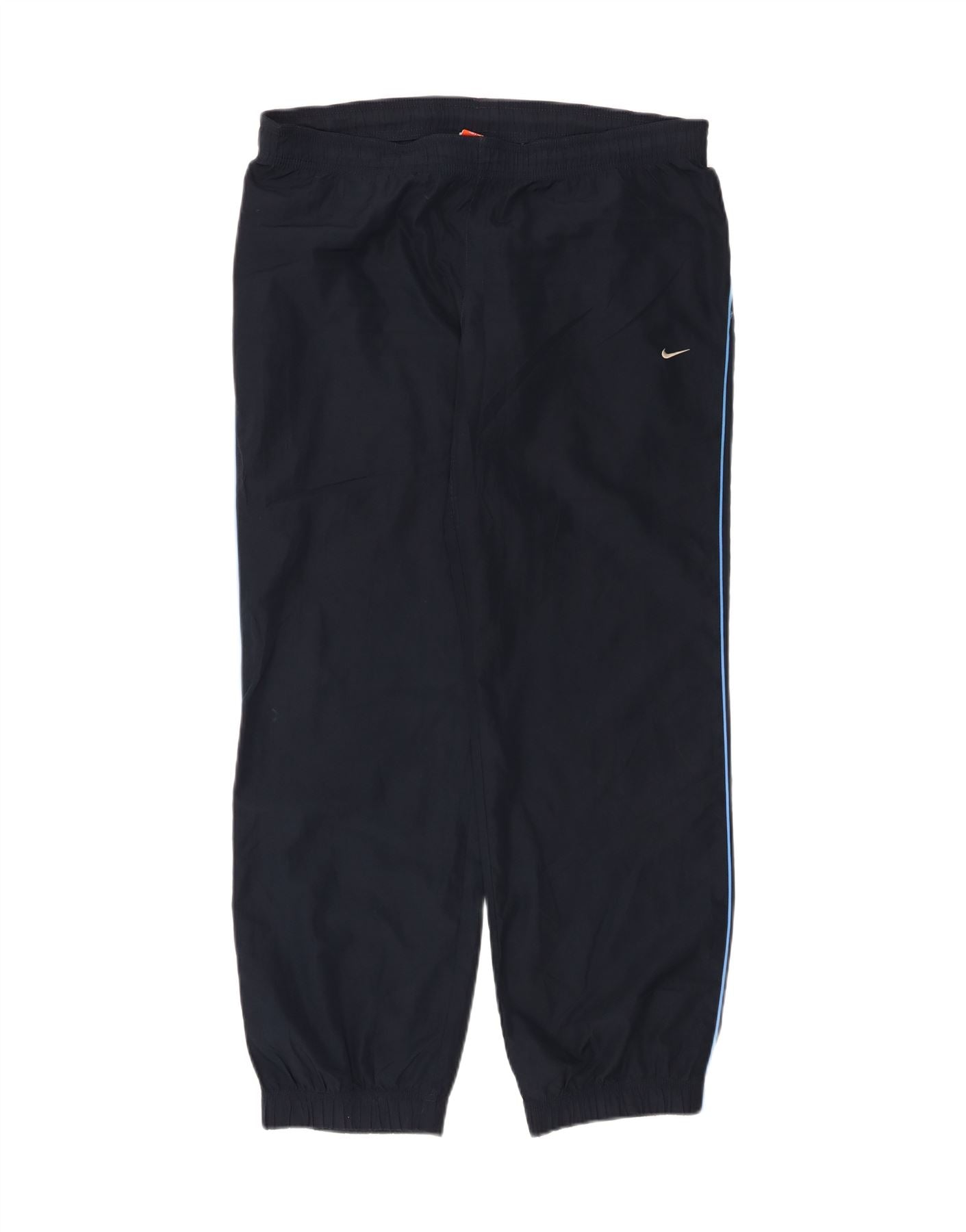 NIKE Mens Tracksuit Trousers Joggers Large Navy Blue Polyester Vintage Nike and Second-Hand Nike from Messina Hembry 