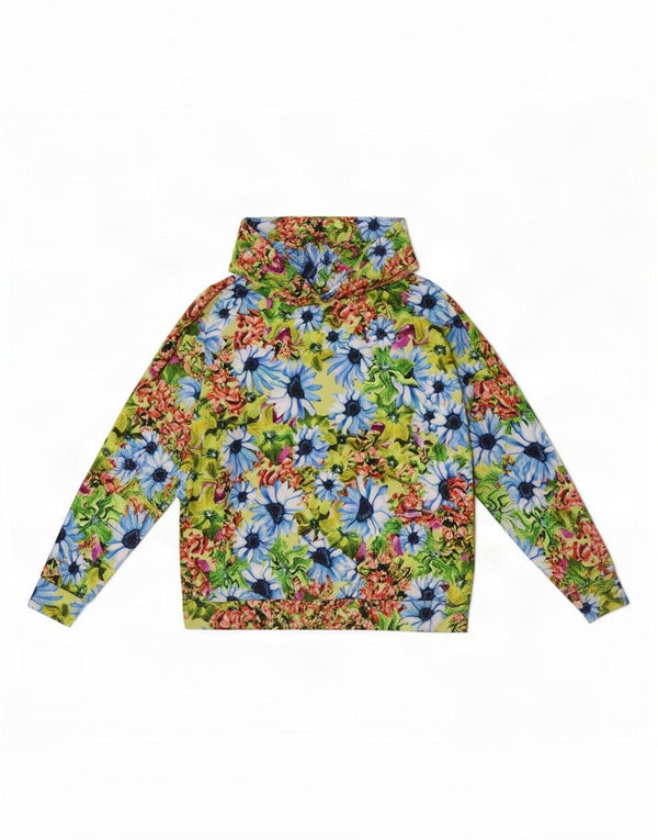 Pulover cu glugă supradimensionat pentru femei Desigual UK 14 Medium Multicolor Floral