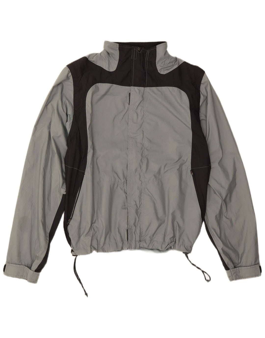 Jachetă de ploaie pentru bărbați Adidas UK 40, mare, gri, poliester color bloc