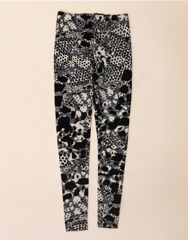 Leggings pentru femei Nike UK 4 XS, bumbac cu pete multicolore