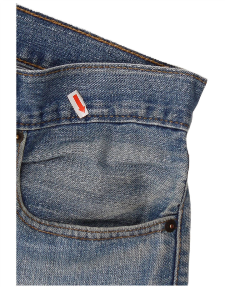 Blugi drepti pentru bărbați LEVI'S 514 W34 L32 Bumbac albastru