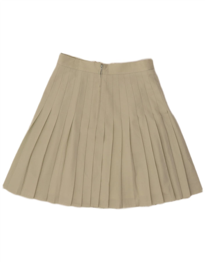 BONITA Womens Knife Pleated Skirt EU 40 Medium W28 Green Polyester