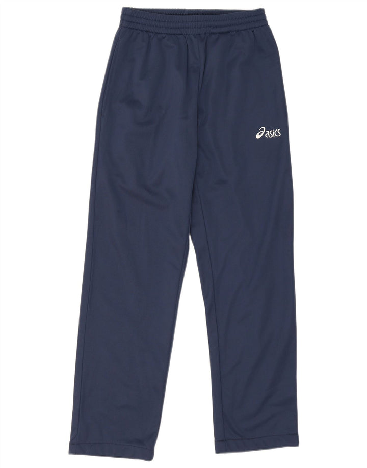 Pantaloni de trening Asics pentru bărbați, poliester, albastru mic