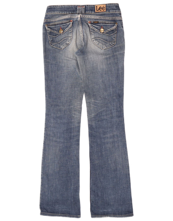 Blugi Lee pentru femei cu talie joasă Bootcut W28 L32, bumbac albastru