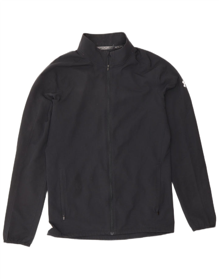 Jachetă de trening pentru bărbați UNDER ARMOUR Heat Gear, poliester negru mic