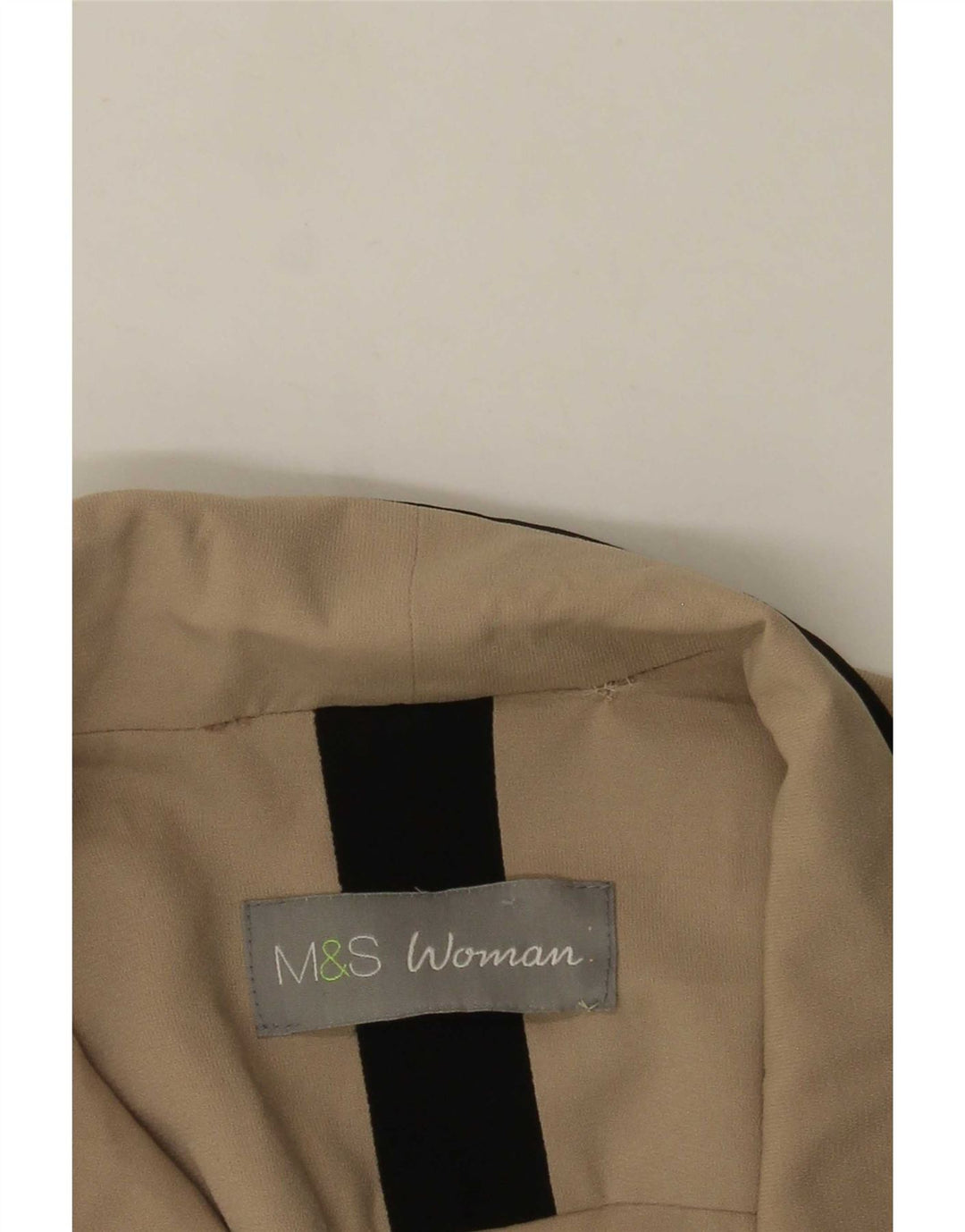 Jachetă pentru femei Marks & Spencer cu mâneci 3/4 deschise, UK 12, Bej mediu