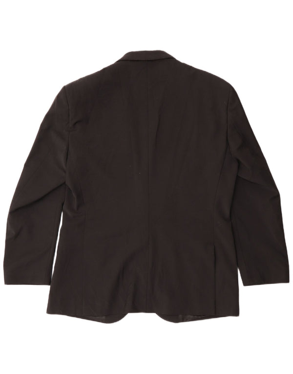 Jachetă Calvin Klein pentru bărbați, cu 2 nasturi, IT 52 XL, poliester negru