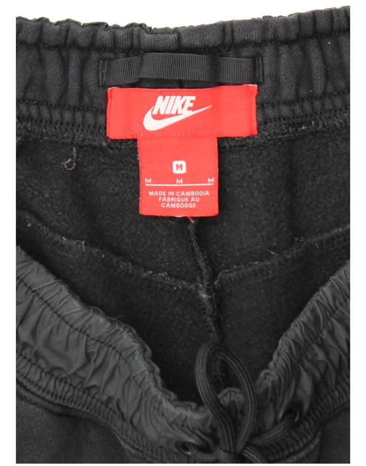 Pantaloni de trening pentru bărbați NIKE Pantaloni de jogging, bumbac mediu negru