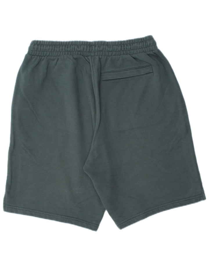 Pantaloni scurti sport PUMA pentru bărbați, bumbac verde mediu