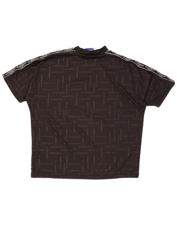 Tricou grafic pentru bărbați UMBRO Top XL Poliester negru