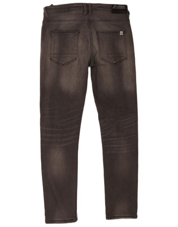 Blugi slim pentru bărbați Zara EU 42 Large W32 L30 Bumbac gri